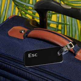 Etiqueta Para Maletas Clave de equipo Esc (Escape)