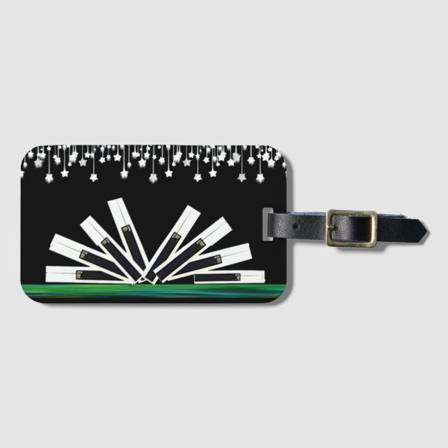 ETIQUETA PARA MALETAS CLAVES DE MEDIANOCHE (Anverso horizontal)