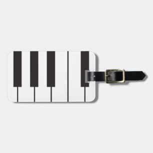 Etiqueta Para Maletas Claves de piano