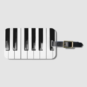 Etiqueta Para Maletas Claves de piano antiguas