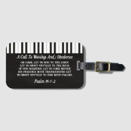 Etiqueta Para Maletas Claves De Piano Blanco Y Negro Imprimir Con Cita D