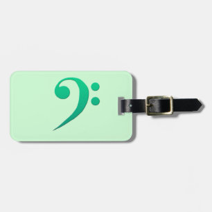 Etiqueta Para Maletas clef bajo