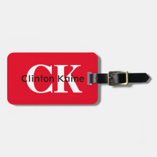 Etiqueta Para Maletas Clinton Kaine - CK 2016