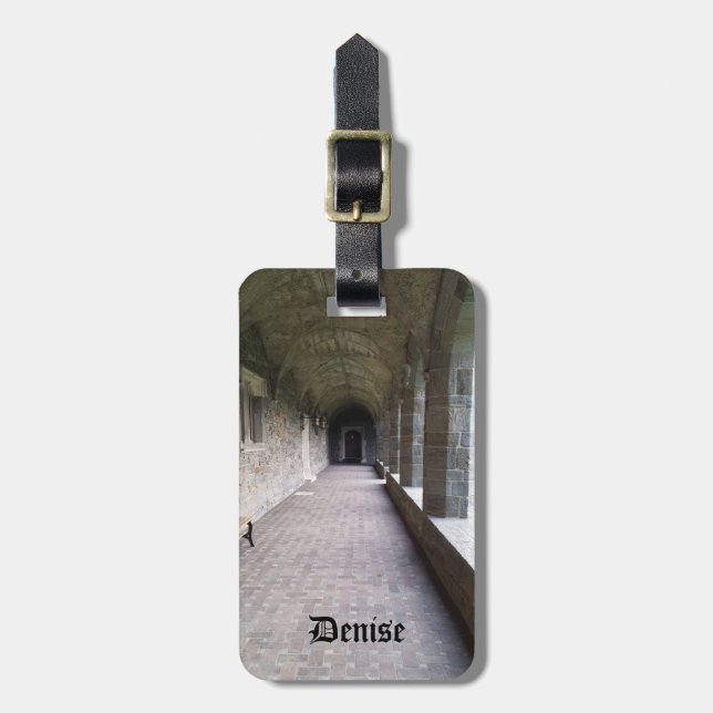 Etiqueta Para Maletas Cloisters de Bryn Mawr (Frente Vertical)