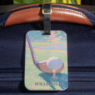 Etiqueta Para Maletas Club de Golf Personalizado