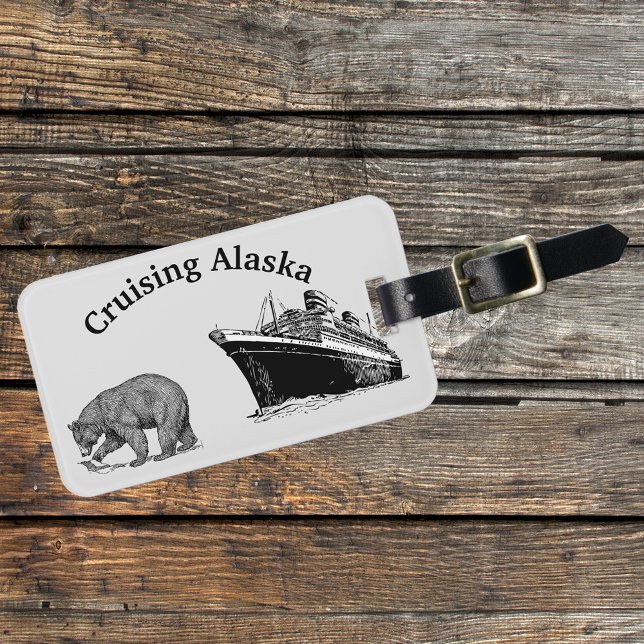 Etiqueta Para Maletas Coche crucero Alaska (Subido por el creador)