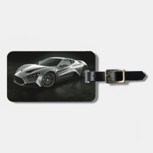 Etiqueta Para Maletas Coche de deportes