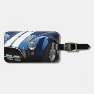 Etiqueta Para Maletas coche de deportes shelby clásico