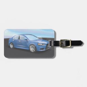 Etiqueta Para Maletas Coche deportivo