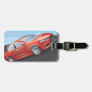 Etiqueta Para Maletas Coche deportivo