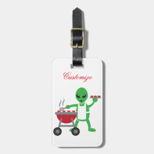 Etiqueta Para Maletas Cocina de Cocina de Alien Barbecue Thunder_Cove