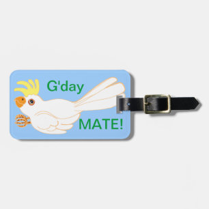 Etiqueta Para Maletas ¡Cockatoo Gday Mate!