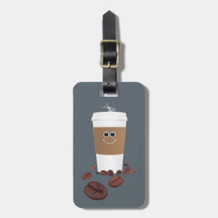 Etiqueta Para Maletas Coffee feliz