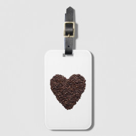 Etiqueta Para Maletas Coffee Heart