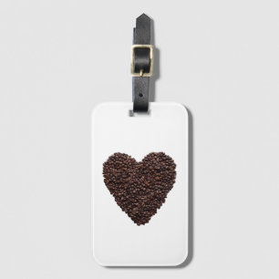 Etiqueta Para Maletas Coffee Heart