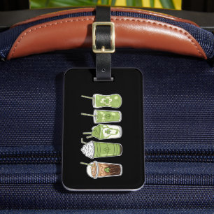 Etiqueta Para Maletas Coffee Latte Green Cute Irish St Patrick's Day