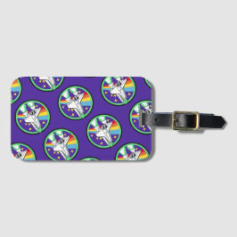 Etiqueta Para Maletas Cohete a la luna