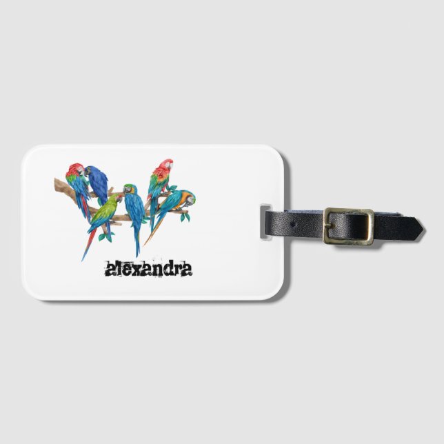 Etiqueta Para Maletas colección alxandra (Anverso horizontal)