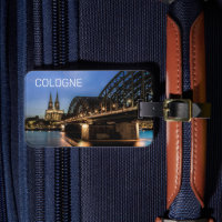 Cologne Cityscape Alemania Dom Noche Souvenir