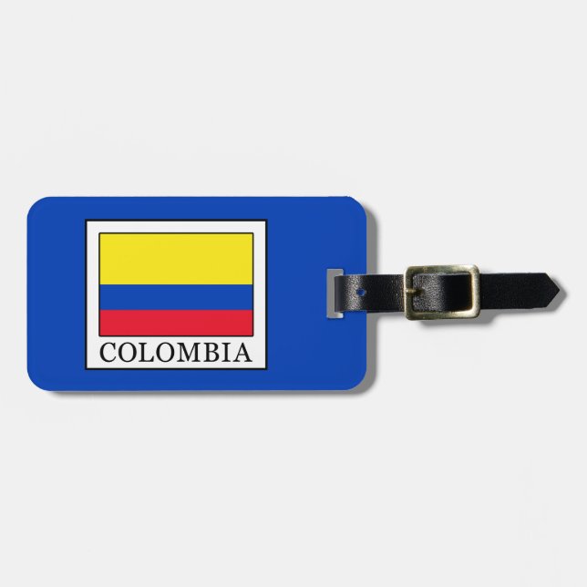 Etiqueta Para Maletas Colombia (Frente Horizontal)