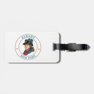 Etiqueta Para Maletas Colonial de Albany New York