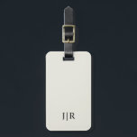 Etiqueta Para Maletas Color sólido de la pala blanca<br><div class="desc">Color sólido de la paloma blanca. Color moderno.</div>