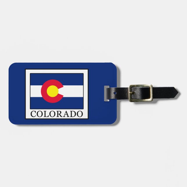 Etiqueta Para Maletas Colorado (Frente Horizontal)