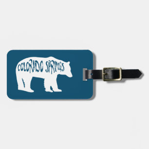 Etiqueta Para Maletas Colorado Springs Bear