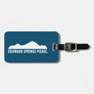 Etiqueta Para Maletas Colorado Springs Please