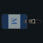 Etiqueta Para Maletas Colores de pollos monogramados<br><div class="desc">Etiqueta de maleta. Colores de Vaqueros. Información de contacto en la parte posterior.</div>