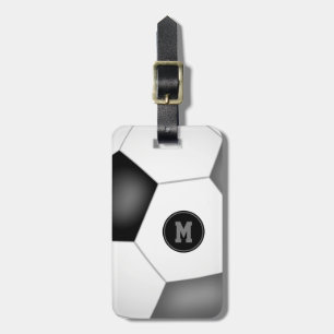 Etiqueta Para Maletas colores del equipo de la escuela gris negra en bol