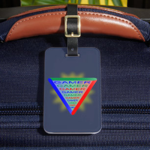 Etiqueta Para Maletas Colores del sistema de juegos para jugadores 3 RGB