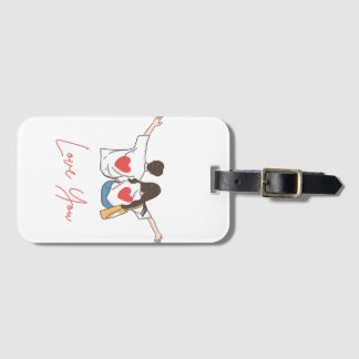 Etiqueta Para Maletas Colorful Illustrated Luggage Tag