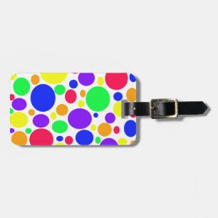 Etiqueta Para Maletas Coloridos Spunky Spots