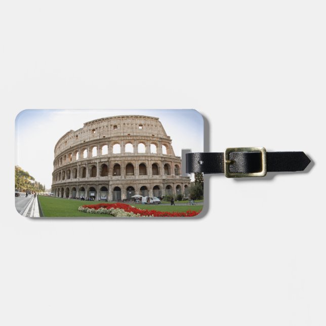Etiqueta Para Maletas Colosseum romano (Frente Horizontal)
