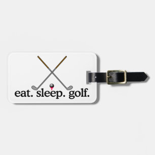 Etiqueta Para Maletas Coma el golf del sueño
