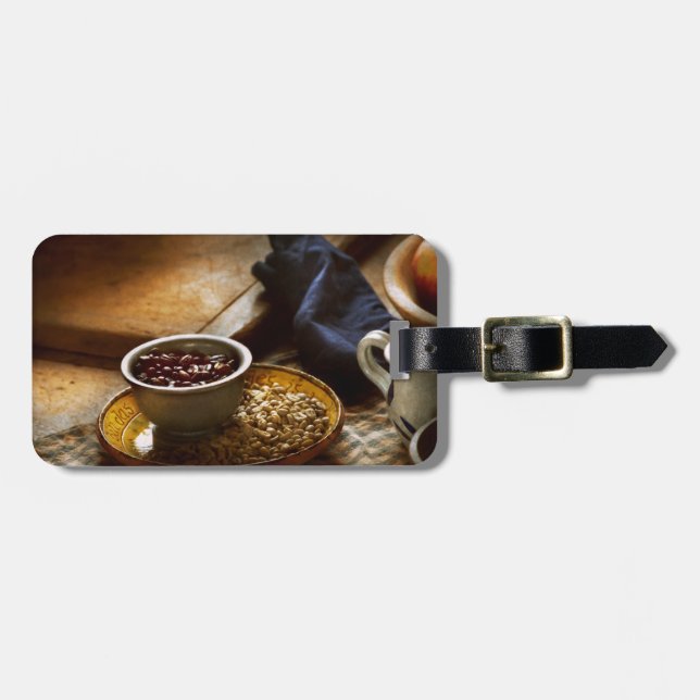 Etiqueta Para Maletas Comida - Café - Tostado fresco (Frente Horizontal)
