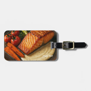 Etiqueta Para Maletas Comida fantástica adorable deliciosa