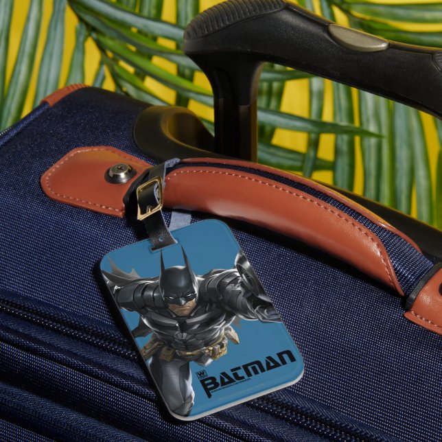 Etiqueta Para Maletas Concepto de Batman con Batclaw (Anverso In situ 1)
