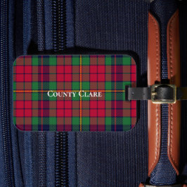 Etiqueta Para Maletas Condado de Clare Tartan
