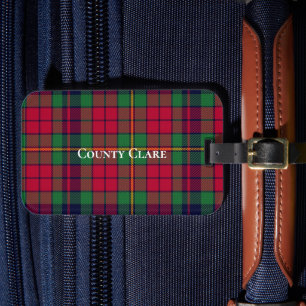 Etiqueta Para Maletas Condado de Clare Tartan
