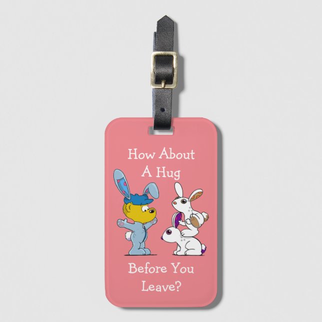 Etiqueta Para Maletas Conejo de Ferald (Anverso vertical)