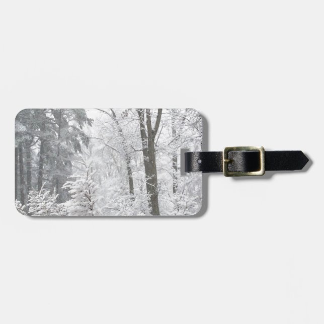 Etiqueta Para Maletas Confecciones en Nieve — (Frente Horizontal)