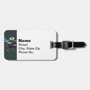 Etiqueta Para Maletas Conjunto de tambores