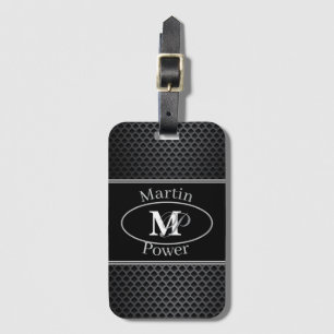 Etiqueta Para Maletas conjunto negro de Alfombrillas de auto