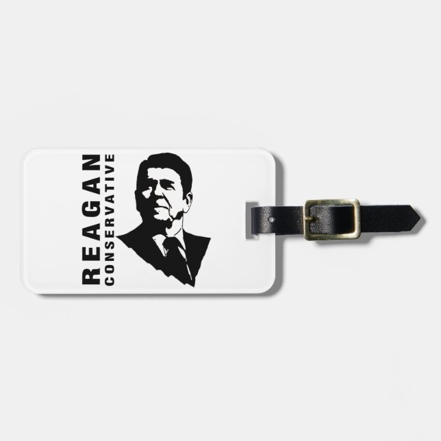 Etiqueta Para Maletas Conservador de Reagan (Frente Horizontal)