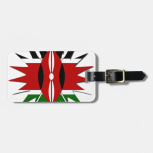 Etiqueta Para Maletas Constelación de África Oriental Diseño estrella de