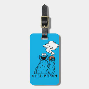 Etiqueta Para Maletas Cookie Monster Todavía Fresco