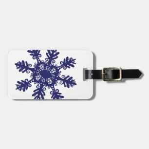Etiqueta Para Maletas Copo de nieve II