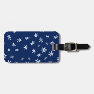 Etiqueta Para Maletas Copos de nieve